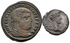 Lot of 2 coins of the Roman Empire, Denarius of Commodus and Follis of Maximian. TO EXAMINE. Almost VF/VF. Est...50,00. 


SPANISH DESCRIPTION: Lot...