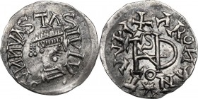 Migration Period, Gepids, uncertain king, silver
15 mm, 0,65 g