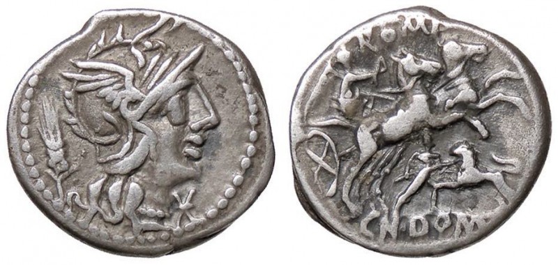 Denier AR
Cn. Domitius Ahenobarbus, Roma / Biga
3,78 g