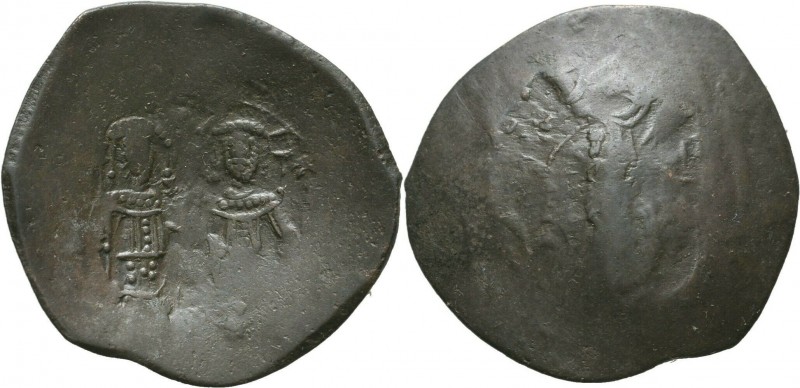 Aspron trachy
Alexius III Angelos-Comnenus (1195-1203), IC - XC. Facing bust of...