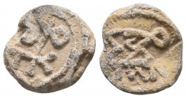 Byzantine Seal PB
 9th-12th centuries
15 mm, 4 g
