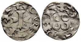 Denier Bl
Uncertain Count or Bishop, c. 1100-1300 AD, Provincial, Melgueil
18 mm, 1,17 g