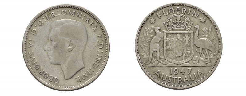 1 Florin AR
Australia, Georg VI, 1947
26 mm, 5g