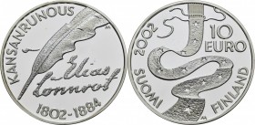 10 Euro AR
Finnland, Elias Lönnrot, 2002
27 g