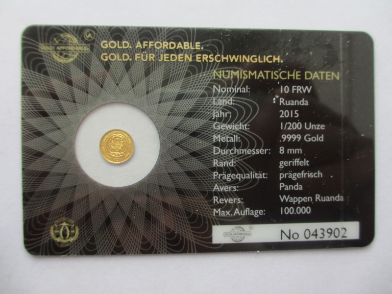 1/200 OZ
Icons of the World, Panda
