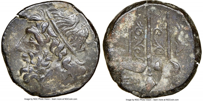SICILY. Syracuse. Hieron II (ca. 275-215 BC). AE (19mm, 10h). NGC Choice VF, fla...