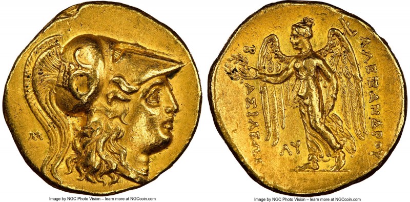 MACEDONIAN KINGDOM. Alexander III the Great (336-323 BC). AV stater (19mm, 8.57 ...