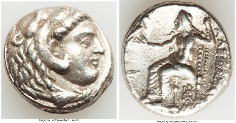 MACEDONIAN KINGDOM. Alexander III the Great (336-323 BC). AR tetradrachm (24mm, ...