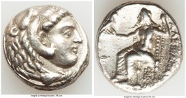 MACEDONIAN KINGDOM. Alexander III the Great (336-323 BC). AR tetradrachm (24mm, 16.80 gm, 7h). Choice VF, brushed. Lifetime issue of 'Babylon', ca. 32...