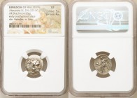 MACEDONIAN KINGDOM. Alexander III the Great (336-323 BC). AR drachm (18mm, 4.26 gm, 11h). NGC XF 5/5 - 4/5. Posthumous issue of Sardes, ca. 323-319 BC...