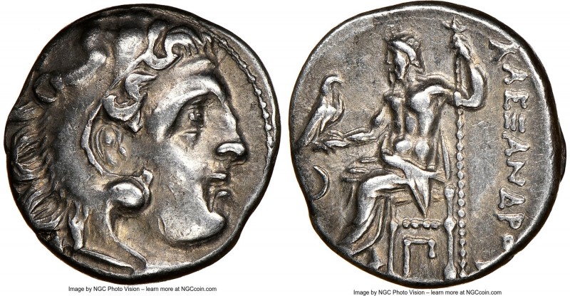 MACEDONIAN KINGDOM. Alexander III the Great (336-323 BC). AR drachm (16mm, 11h)....