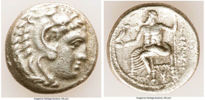 MACEDONIAN KINGDOM. Alexander III the Great (336-323 BC). AR drachm (15mm, 4.17 ...