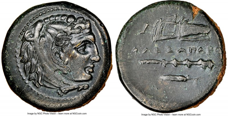 MACDEONIAN KINGDOM. Alexander III the Great (336-323 BC). AE unit (17mm, 12h). N...