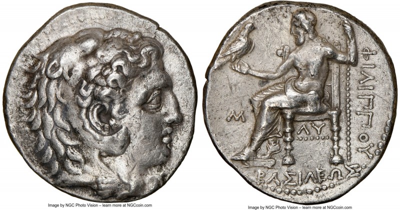 MACEDONIAN KINGDOM. Philip III Arrhidaeus (323-317 BC). AR tetradrachm (25mm, 17...