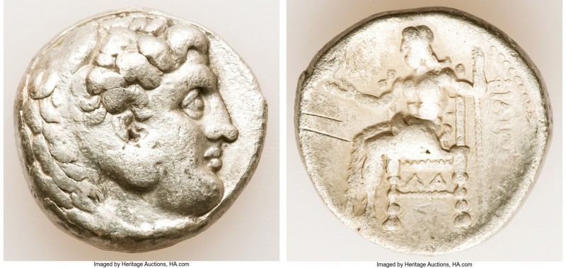 MACEDONIAN KINGDOM. Philip III Arrhidaeus (323-317 BC). AR tetradrachm (23mm, 15...