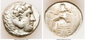 MACEDONIAN KINGDOM. Philip III Arrhidaeus (323-317 BC). AR tetradrachm (23mm, 15.12 gm, 12h). Fine, scratches. Susa, ca. 323-318/7 BC. Head of Heracle...