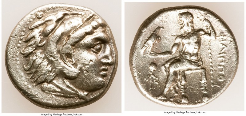MACEDONIAN KINGDOM. Philip III Arrhidaeus (323-317 BC). AR drachm (17mm, 3.85 gm...