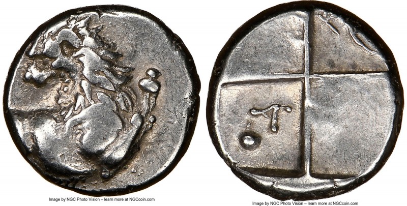 THRACE. Chersonesus. Ca. 4th century BC. AR hemidrachm (12mm). NGC VF. Persic st...