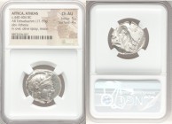 ATTICA. Athens. Ca. 440-404 BC. AR tetradrachm (24mm, 17.19 gm, 4h). NGC Choice AU 5/5 - 4/5. Mid-mass coinage issue. Head of Athena right, wearing cr...