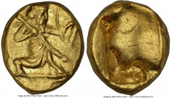 ACHAEMENID PERSIA. Xerxes II-Artaxerxes II (5th-4th centuries BC). AV daric (16mm, 8.33 gm). NGC MS 4/5 - 4/5. Lydo-Milesian standard. Sardes mint. Pe...