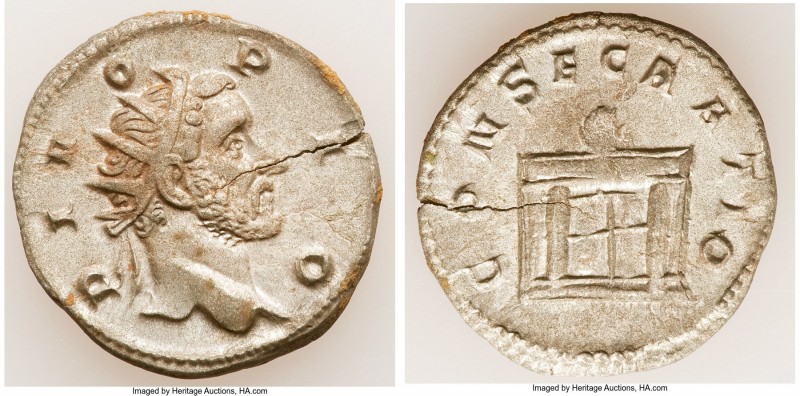 Divus Antoninus Pius (AD 138-161). AR antoninianus (23mm, 12h). Choice XF, flan ...