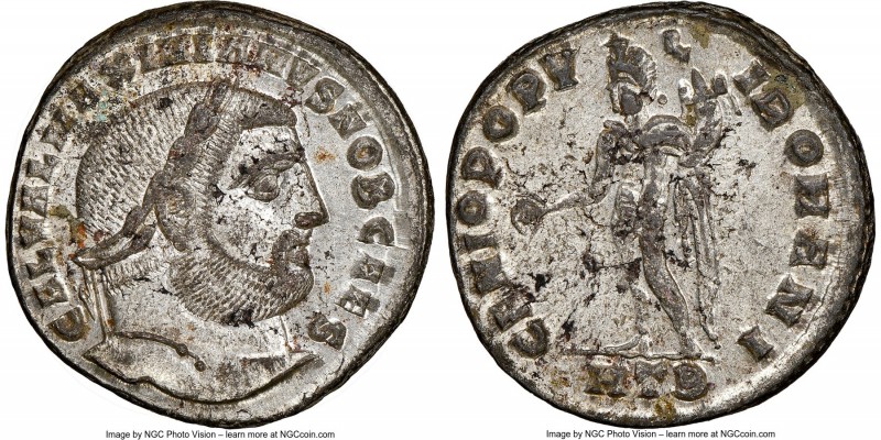 Galerius, as Caesar (AD 305-311). AE follis or BI nummus (27mm, 9.24 gm, 6h). NG...