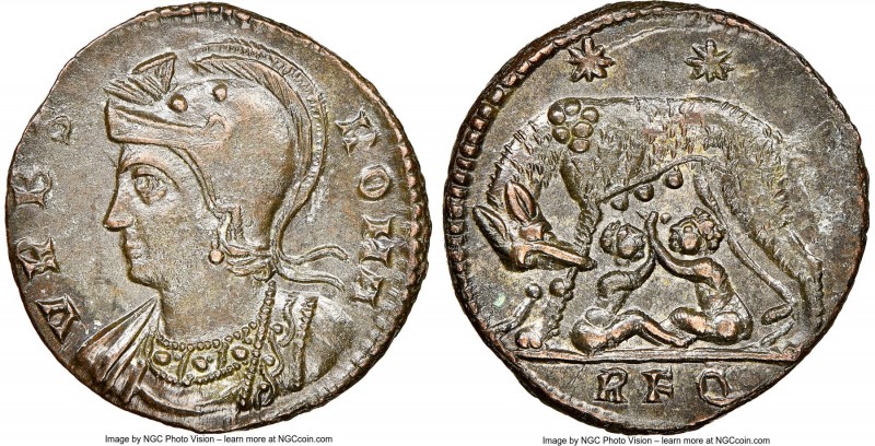 Constantinople Commemorative (ca. AD 330-340). AE3/4 or BI nummus (17mm, 2.78 gm...