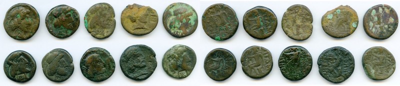 ANCIENT LOTS. Greek. Characene Kingdom. Attambelus IV (ca. 53/4-63/4 AD). Lot of...