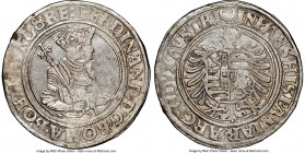 Ferdinand I Taler ND (1521-1564) AU Details (Obverse Cleaned) NGC, Prague mint, Dav-8034. Nice portrait, legends weakly struck. 

HID09801242017

...