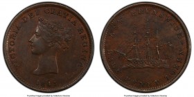 New Brunswick. Victoria "Bust / Ship" 1/2 Penny Token 1843 AU55 Brown PCGS, KM1, Br-910, NB-1A1. 

HID09801242017

© 2020 Heritage Auctions | All ...