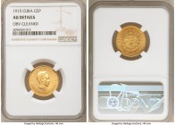 Republic gold 5 Pesos 1915 AU Details (Obverse Cleaned) NGC, Philadelphia mint, KM19. AGW 0.2419 oz. 

HID09801242017

© 2020 Heritage Auctions | ...