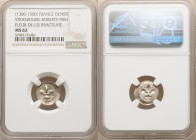 Strasbourg. Anonymous Denier (Fleur-de-Lis Bracteate) ND (1300-1500) MS62 NGC, Rob-9051. 

HID09801242017

© 2020 Heritage Auctions | All Rights R...
