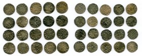 20-Piece Lot of Uncertified Assorted Deniers ND (12th-13th Century) VF, Includes (2) Deols, (2) St. Martial and (16) Le Marche. Average size 18mm. Ave...
