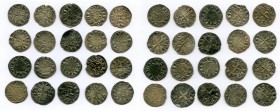 20-Piece Lot of Uncertified Assorted Deniers ND (12th-13th Century) VF, Includes (1) Deols, (1) Sauvigny and (18) Le Marche. Average size 18.4mm. Aver...