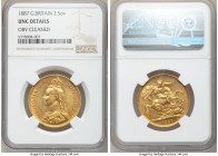Victoria gold 2 Pounds 1887 UNC Details (Obverse Cleaned) NGC, KM768, S-3865. AGW 0.4710. 

HID09801242017

© 2020 Heritage Auctions | All Rights ...