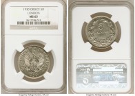 Republic 3-Piece Lot of Certified 5 Drachmai 1930 MS65 NGC, London mint, KM71.1. Sold as is, no returns. 

HID09801242017

© 2020 Heritage Auction...