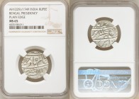British India. Bengal Presidency 2-Piece Lot of Certified Rupees AH 1229 Year 17/49 (1815) MS65 NGC, Benares mint, KM41. Plain edge. Sold as is, no re...