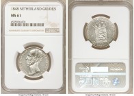 Willem II Gulden 1848 MS61 NGC, Utrecht mint, KM66. Bold strike with reflective fields. 

HID09801242017

© 2020 Heritage Auctions | All Rights Re...