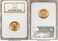 Republic gold Libra 1966-ZBR MS66 NGC, Lima mint, KM207. AGW 0.2354 oz. 

HID09801242017

© 2020 Heritage Auctions | All Rights Reserved