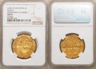 Ferdinand & IsabelIa gold 2 Excelentes ND (1476-1516)-S AU55 NGC, Seville mint. Fr-129. 6.98gm. 

HID09801242017

© 2020 Heritage Auctions | All R...