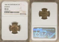 Schwyz. Canton 2 Rappen 1846-DB MS66 NGC, KM62. Last year of type. 

HID09801242017

© 2020 Heritage Auctions | All Rights Reserved