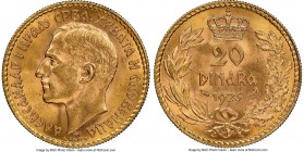 Alexander I gold 20 Dinara 1925 MS65 NGC, KM7. AGW 0.1867 oz. 

HID09801242017

© 2020 Heritage Auctions | All Rights Reserved