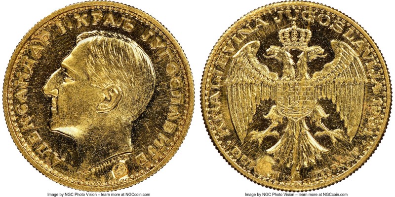 Alexander I gold "Sword & Birds Countermarked" Ducat 1931-(k) MS64 NGC, Konvica ...