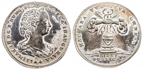 Pays-Bas méridionaux, Maria Teresa d'Austria 1740-1780
Jeton , 1744, AG 3,08 gr. 23,5 mm 
TTB