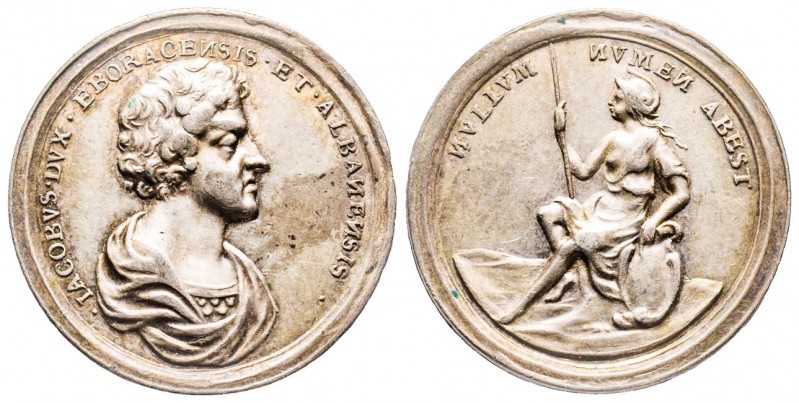 Médaille, AG 7,87 gr 28,5 mm ND 
Avers: IACOBUS DVX EBORANCENSIS ET ALBANENSIS 
...