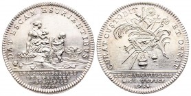 Jeton , Jeton Marguillies et Commissaires des Pauvres de Saint Sulpice, 1756, AG 9,70 gr. 30,5 mm , SUP