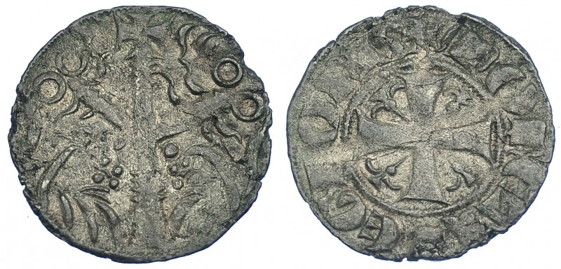 REINOS DE CASTILLA Y LEÓN. FERNANDO III o INFANTE SANCHO. Dinero. Ceca incierta ...