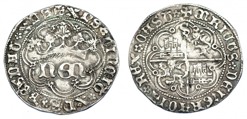 REINOS DE CASTILLA Y LEÓN. ENRIQUE IV. Real. Sevilla. AR 3,41 g. 26,1 mm. III-71...