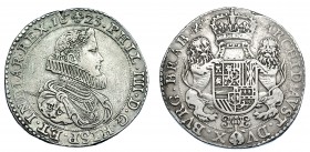 COLECCIÓN DE DUCATONES Y PATAGONES DE DOBLE PESO. FELIPE IV. Doble ducatón. 1623. Bruselas. Primer tipo. A/ . PHIL. IIII. D. G. HISP. ET. INDIAR. REX....
