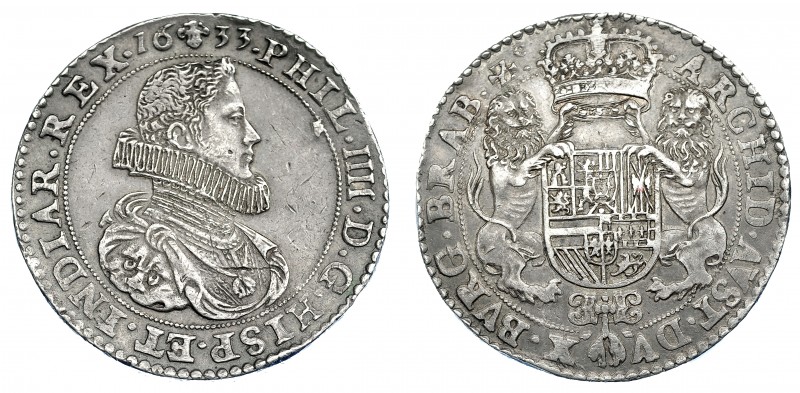 COLECCIÓN DE DUCATONES Y PATAGONES DE DOBLE PESO. FELIPE IV. Doble ducatón. 1633...